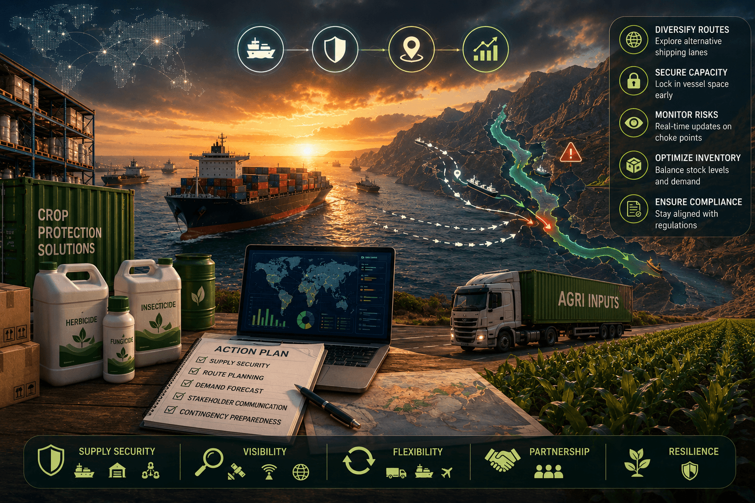 Crop Protection Logistics: How to Navigate the Final Phase of the Hormuz Disruption