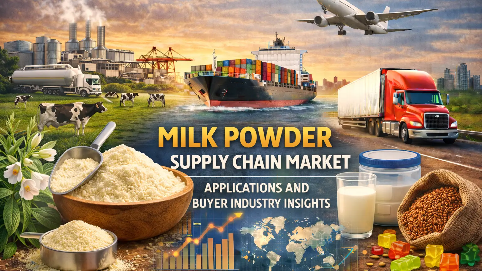 Mercado de leche en polvo: aplicaciones e información sobre la industria compradora