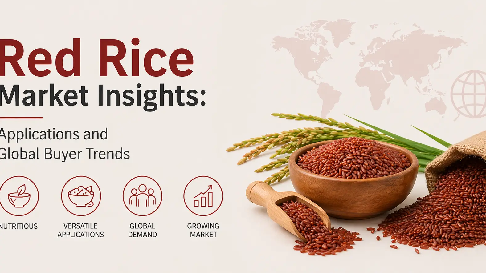 Perspectivas del mercado del arroz rojo: aplicaciones y tendencias de los compradores globales