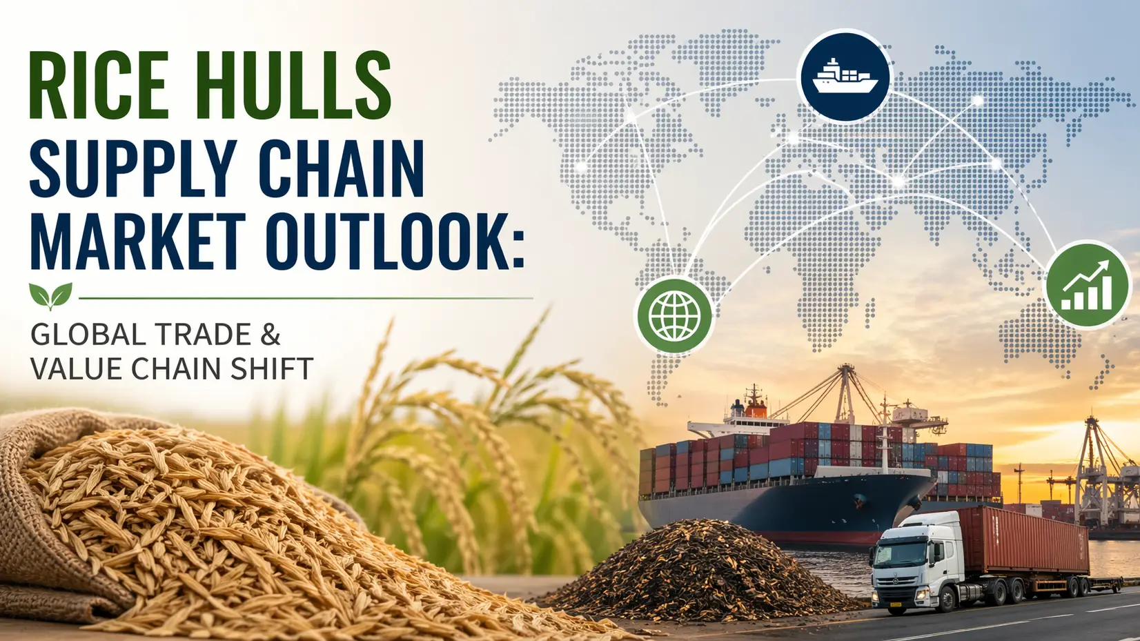 Perspectivas del mercado de la cadena de suministro de Rice Hulls: cambio en el comercio mundial y la cadena de valor
