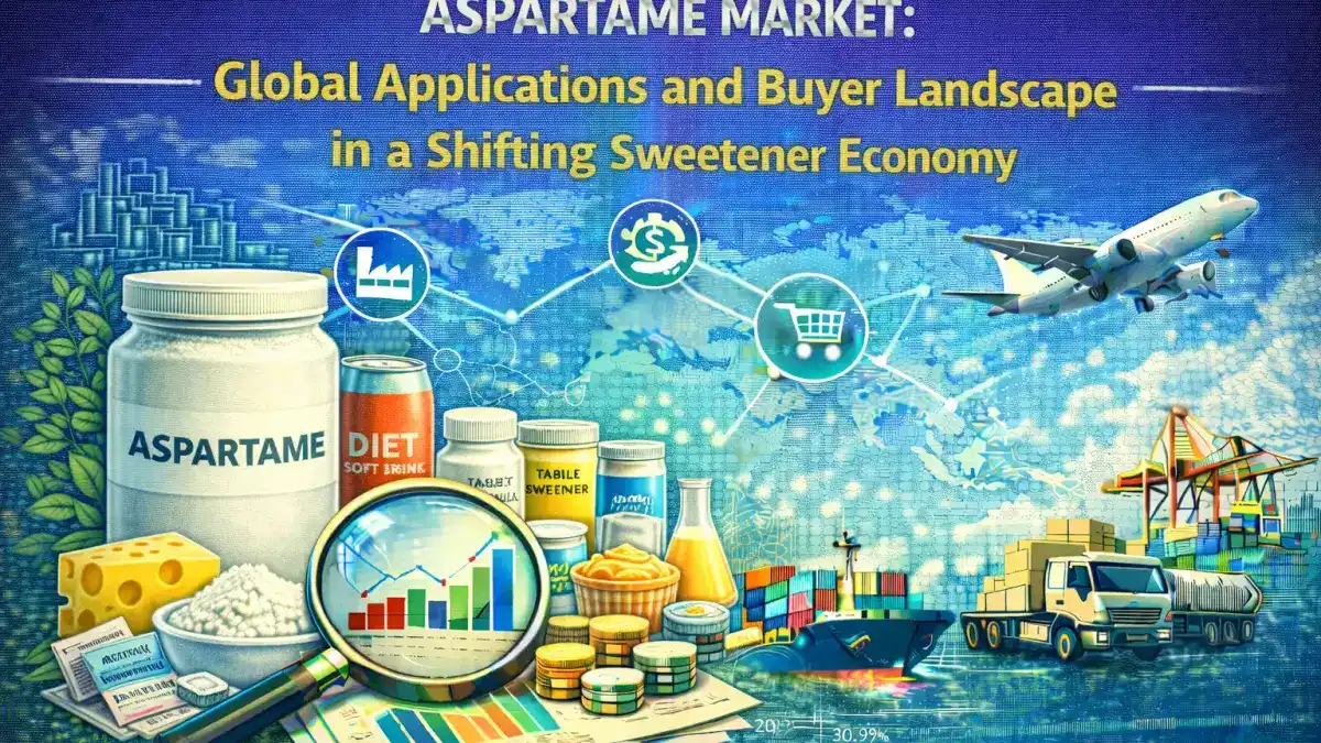 El mercado del aspartamo: panorama mundial en una economía cambiante de los edulcorantes